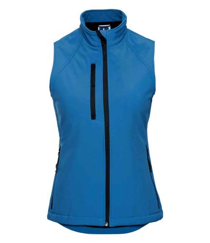 Russell Lds Softshell Gilet - Azure - L